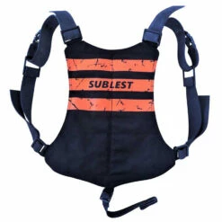 SUBLEST Baudrier Dorsal QUICKSAFE Simple Bretelles Avec 6 Poches Vides -AQUALUNG Ventes SUBLEST Baudrier dorsal 6 poches vides GBD6P FLUO MS